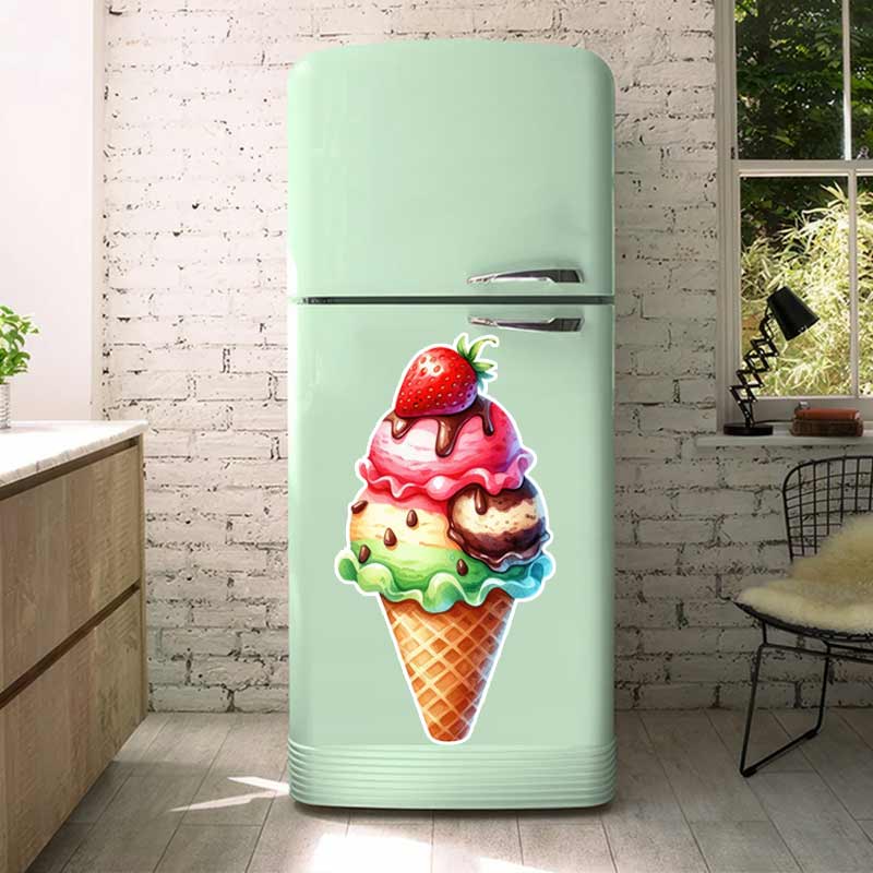 Kitchen Appliances Design - Pegatinas de pared de helado de