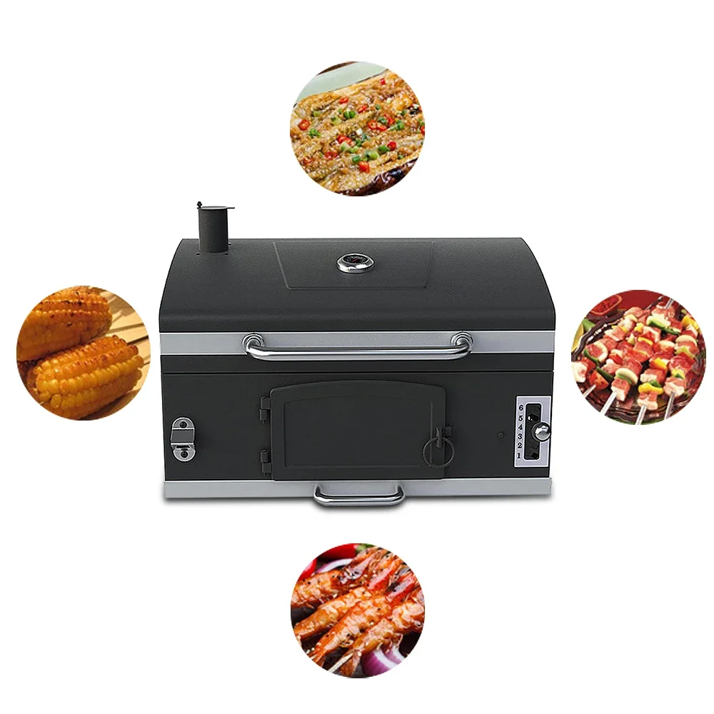 Electric Smoker Bbq - Asador de carbón comercial grande para