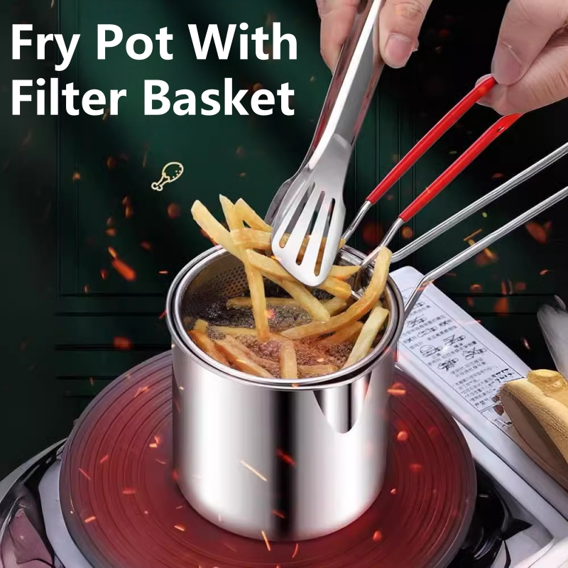 Deep Fryer Stainless - Olla freidora de acero inoxidable 304