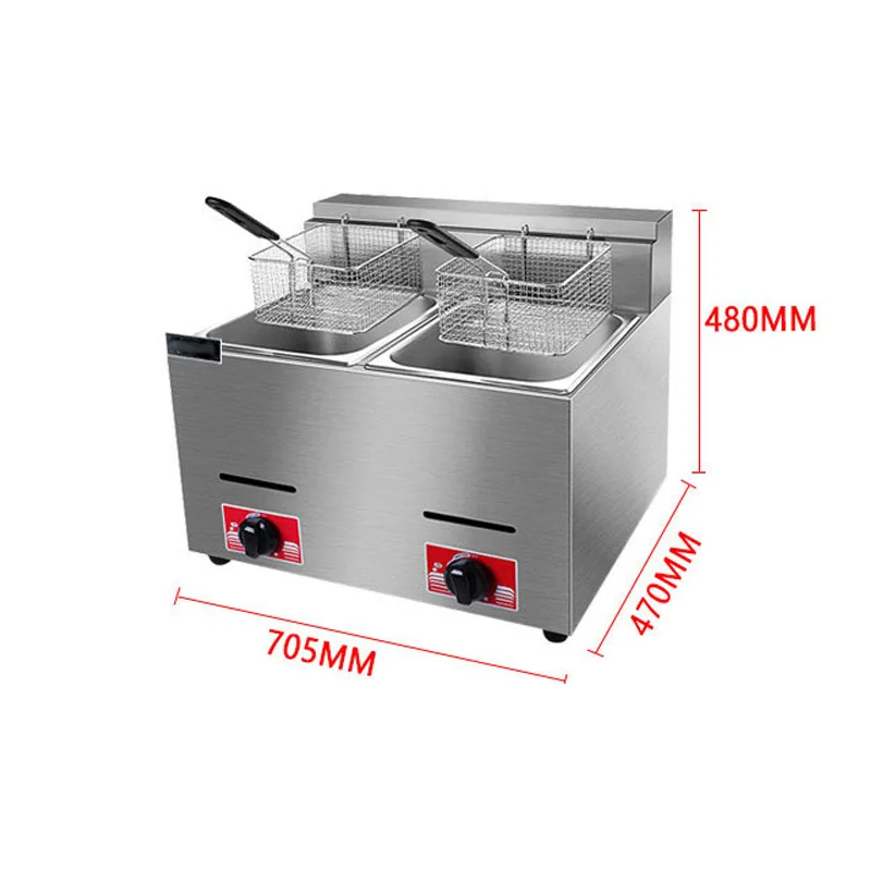 Deep Fryer Stainless - Freidora Eléctrica de Acero Inoxidable con