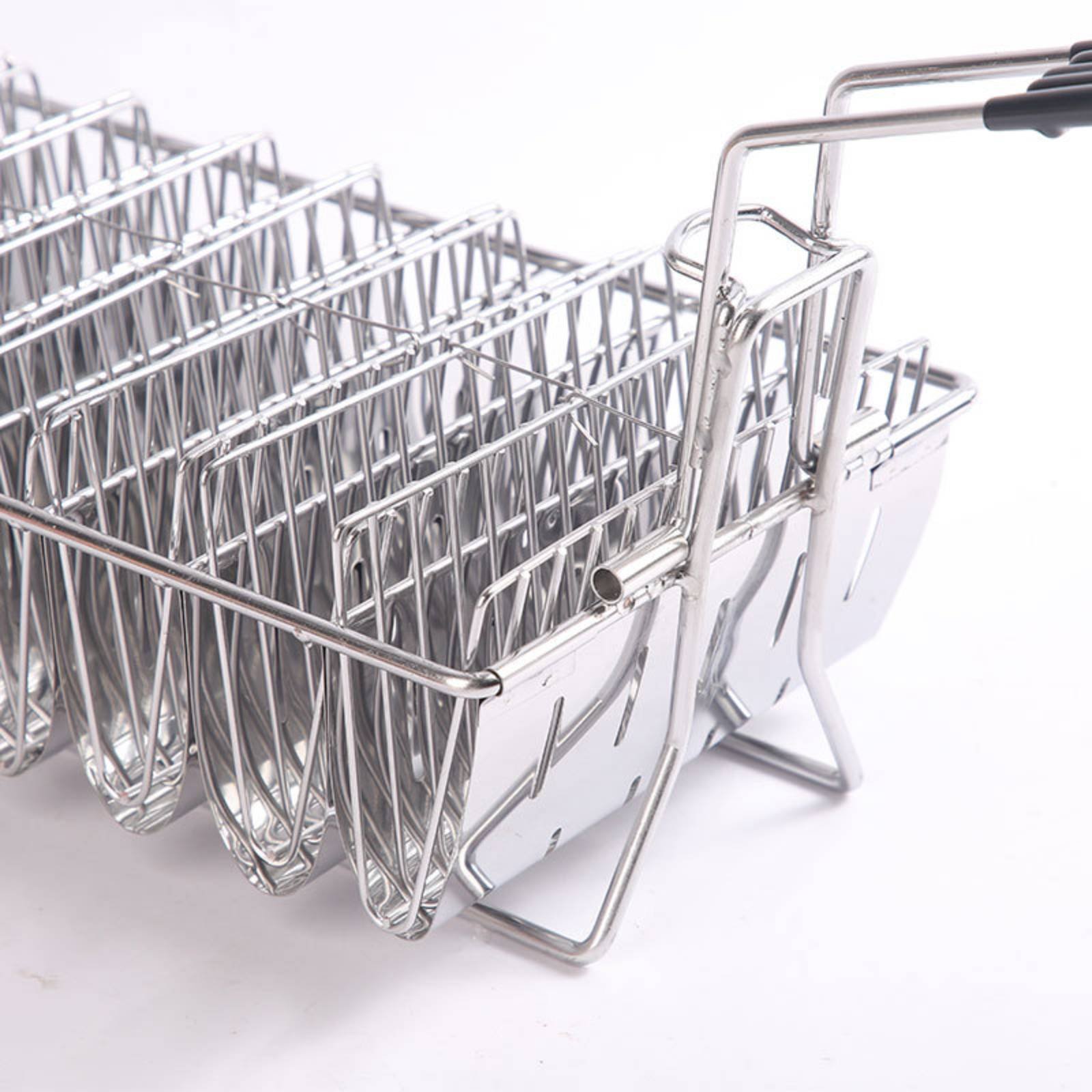 Cesta para freír tacos y torti - Deep Fryer Stainless reseña y precio