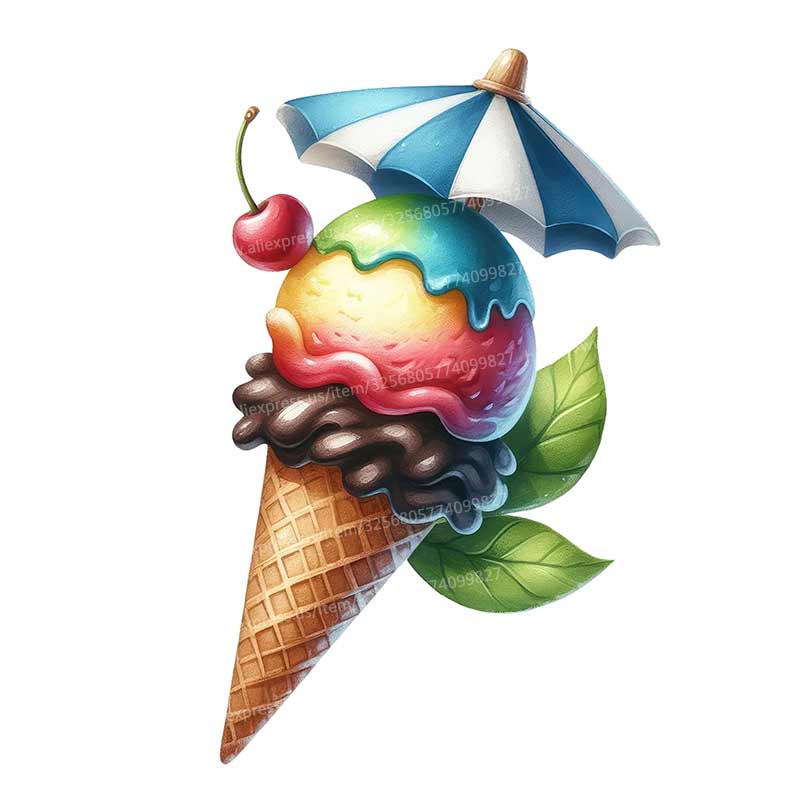 Pegatinas de pared de helado d - Kitchen Appliances Design reseña y precio
