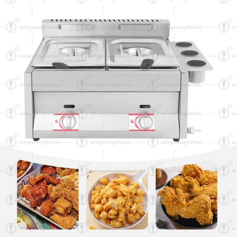 NUEVA Freidora Comercial a Gas - Deep Fryer Stainless reseña y precio
