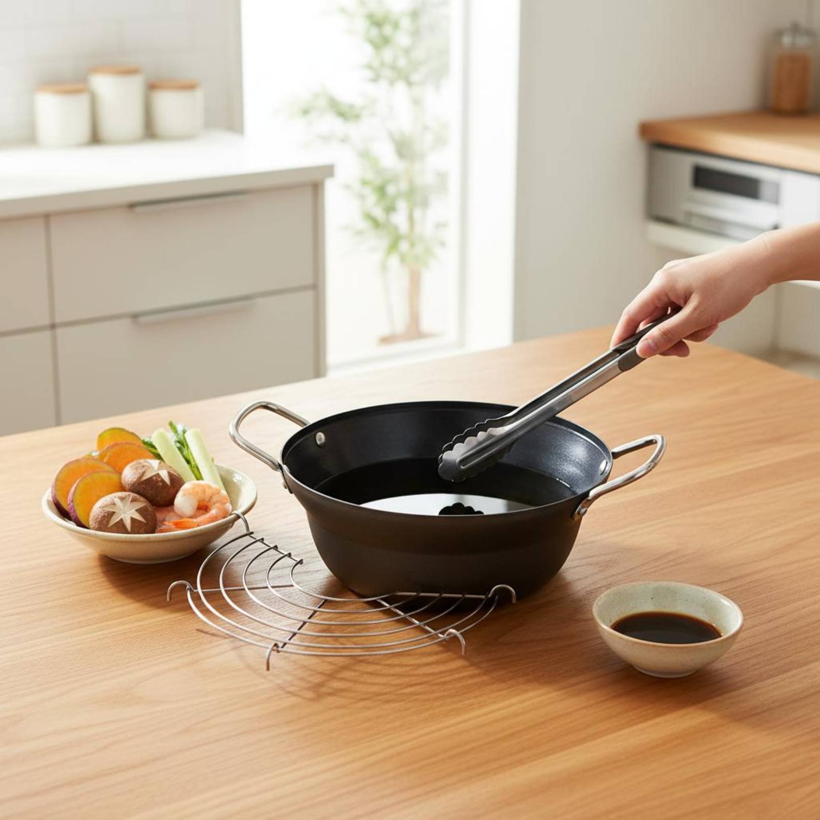 Olla freidora japonesa de acer - Deep Fryer Stainless reseña y precio