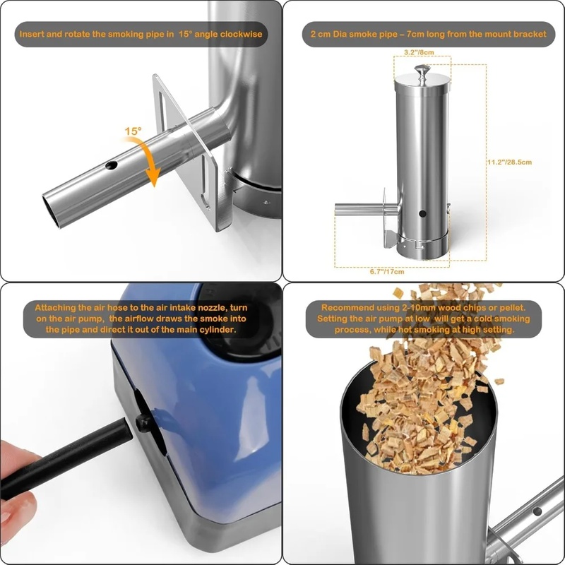Ahumador de barbacoa eléctrico - Electric Smoker Bbq reseña y precio