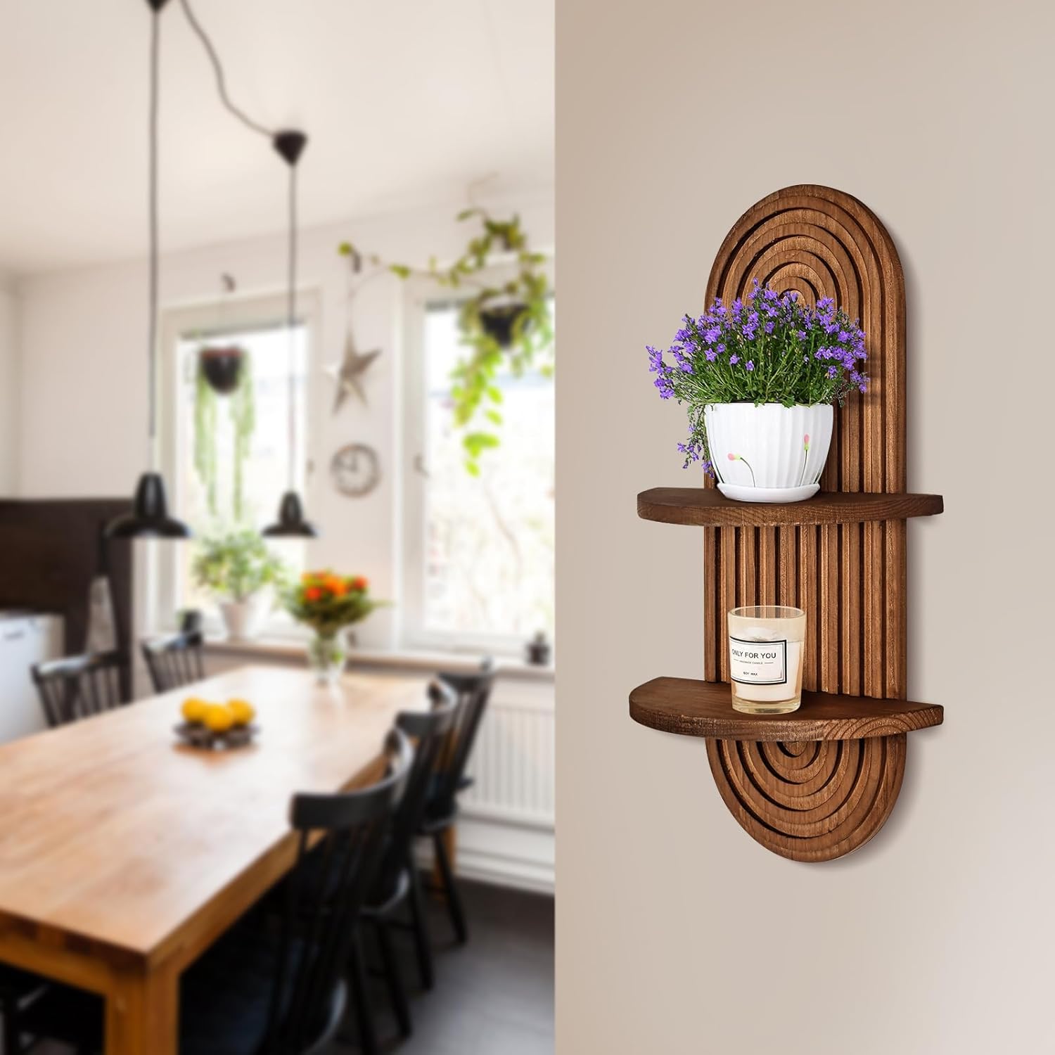 Estantes Flotantes de Madera,  - Kitchen Appliances Design reseña y precio