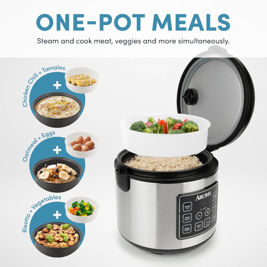 Olla arrocera Digital cruda de - Rice Cooker 10 Cup reseña y precio