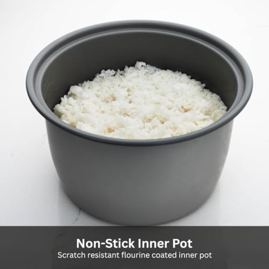 Olla Arrocera Blanca de 10 Taz - Rice Cooker 10 Cup reseña y precio