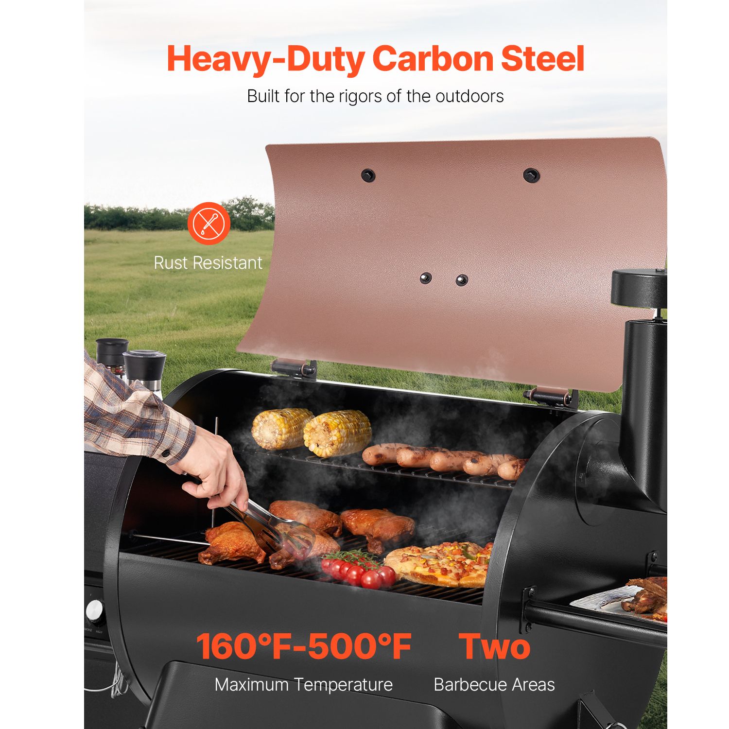 Parrilla Ahumadora de Pellets  - Electric Smoker Bbq reseña y precio